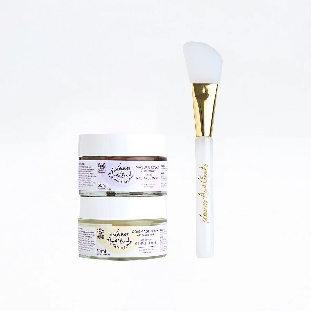 PACK MASQUE, GOMMAGE ET PINCEAU