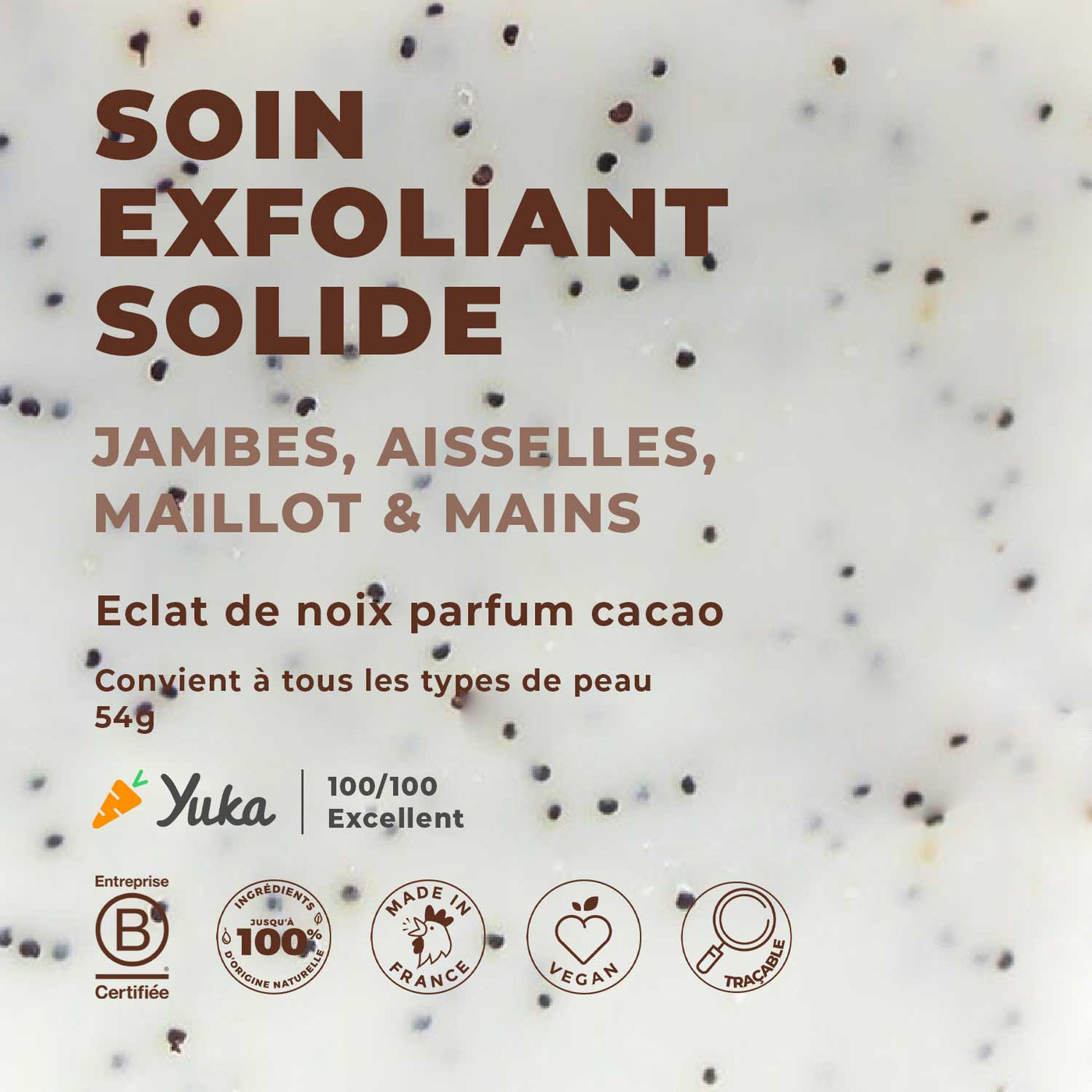 SOIN EXFOLIANT SOLIDE CACAO