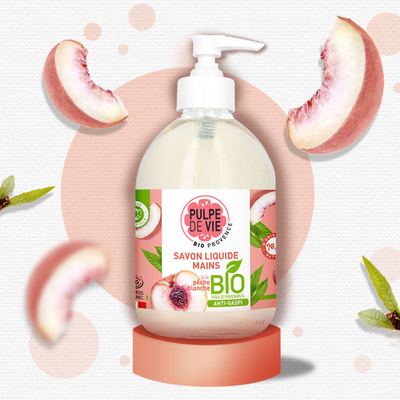 SAVON LIQUIDE MAINS PÊCHE BLANCHE