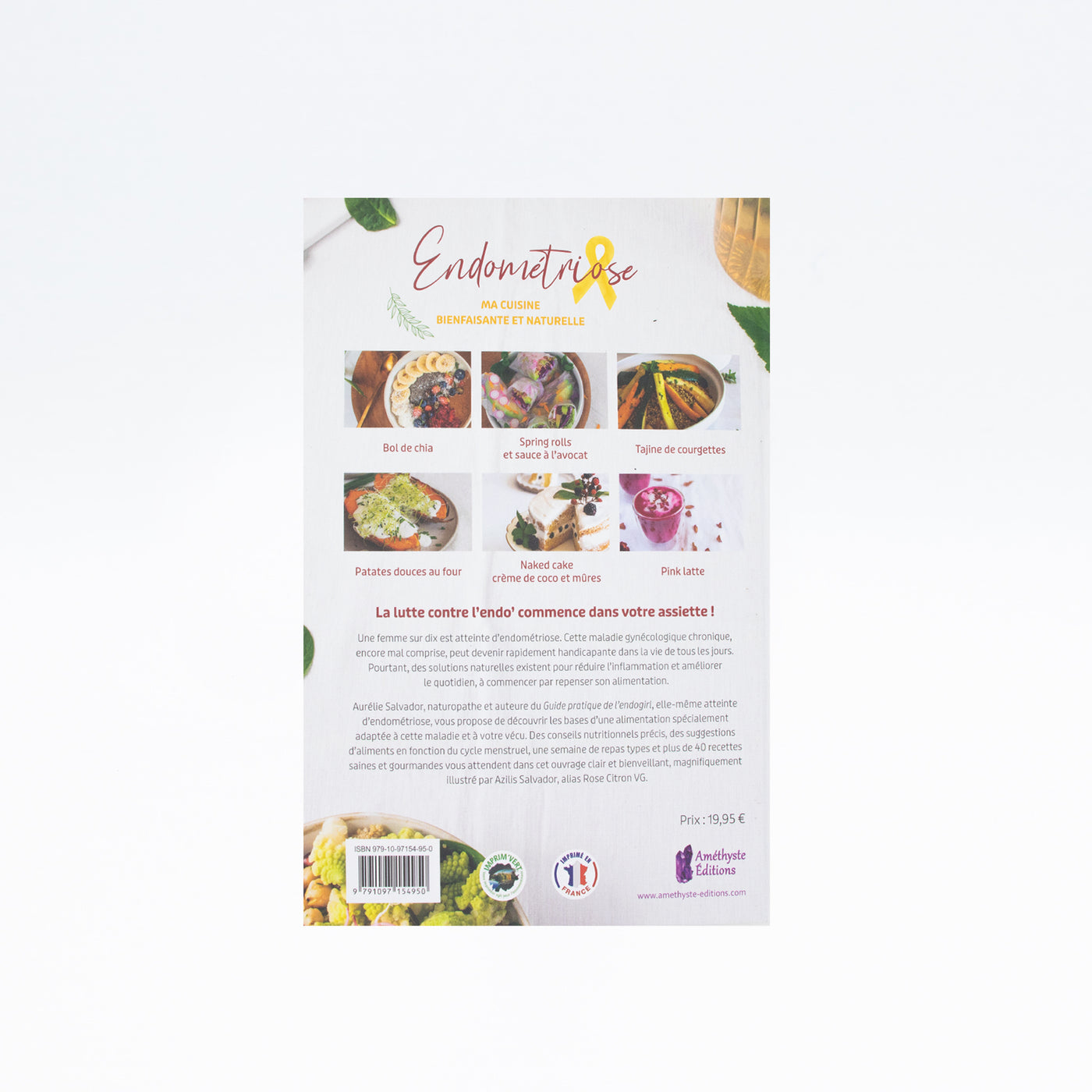LIVRE ENDOMÉTRIOSE, MA CUISINE BIENFAISANTE ET NATURELLE