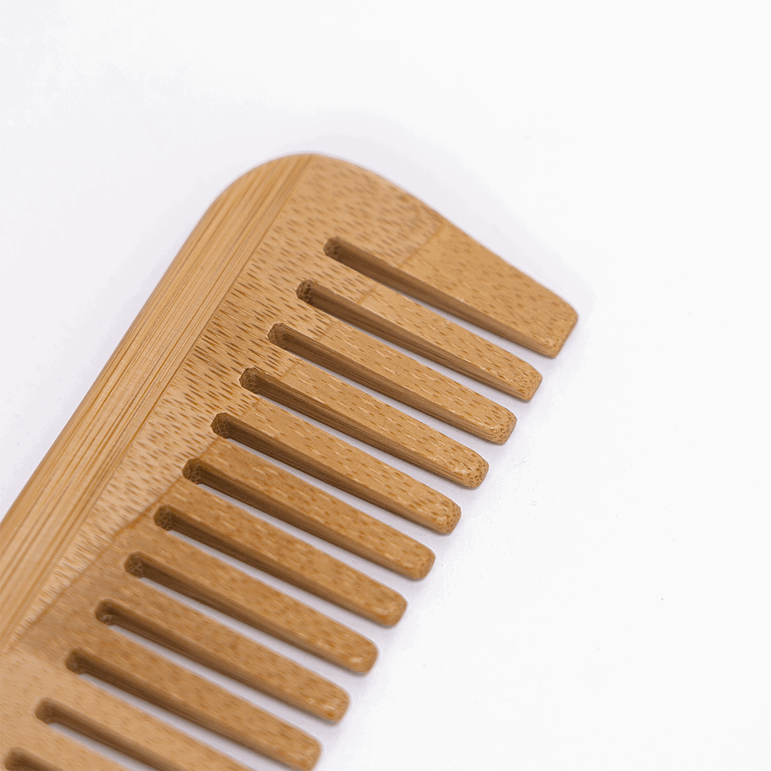 Peigne à cheveux démêloir à dents larges en bambou - Au Pays des Ânes